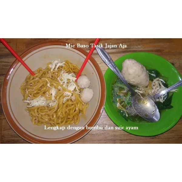 Jual Mie Baso Khas Tasik Baso Yamin Manis Tasik Paket Lengkap