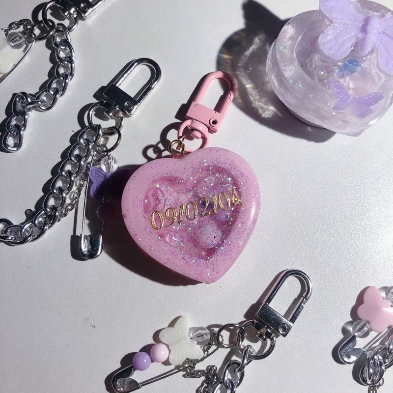 Jual custom pop socket & heart shaker keyring by Dearmypril | Shopee ...