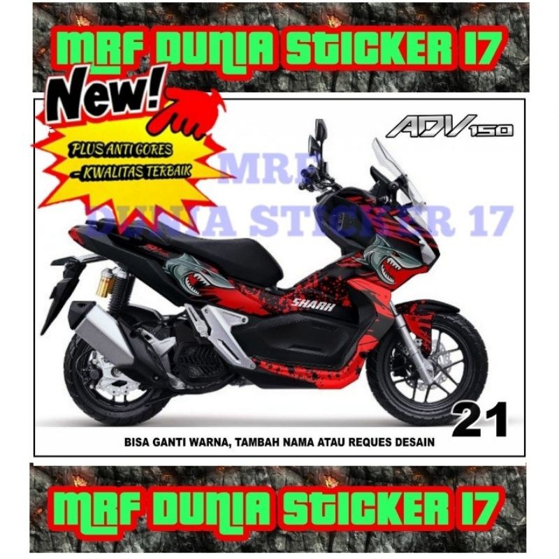 Jual Sticker decal ADV Full Body decal ADV Full body Sticker ADV Full ...