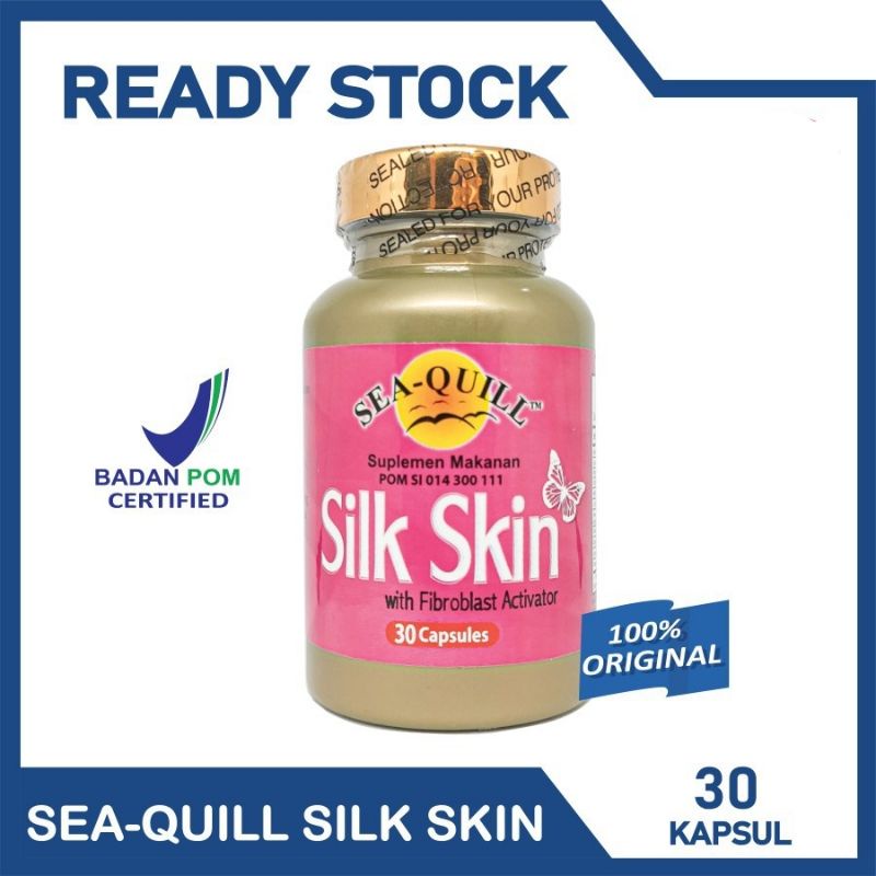 Jual Sea-Quill Silk skin Isi 30 Kapsul SesQuill Sliking Origina ...