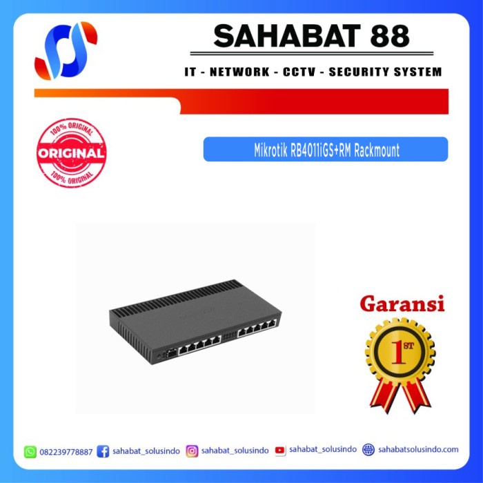 Jual Mikrotik RB4011iGS+RM Rackmount | Shopee Indonesia