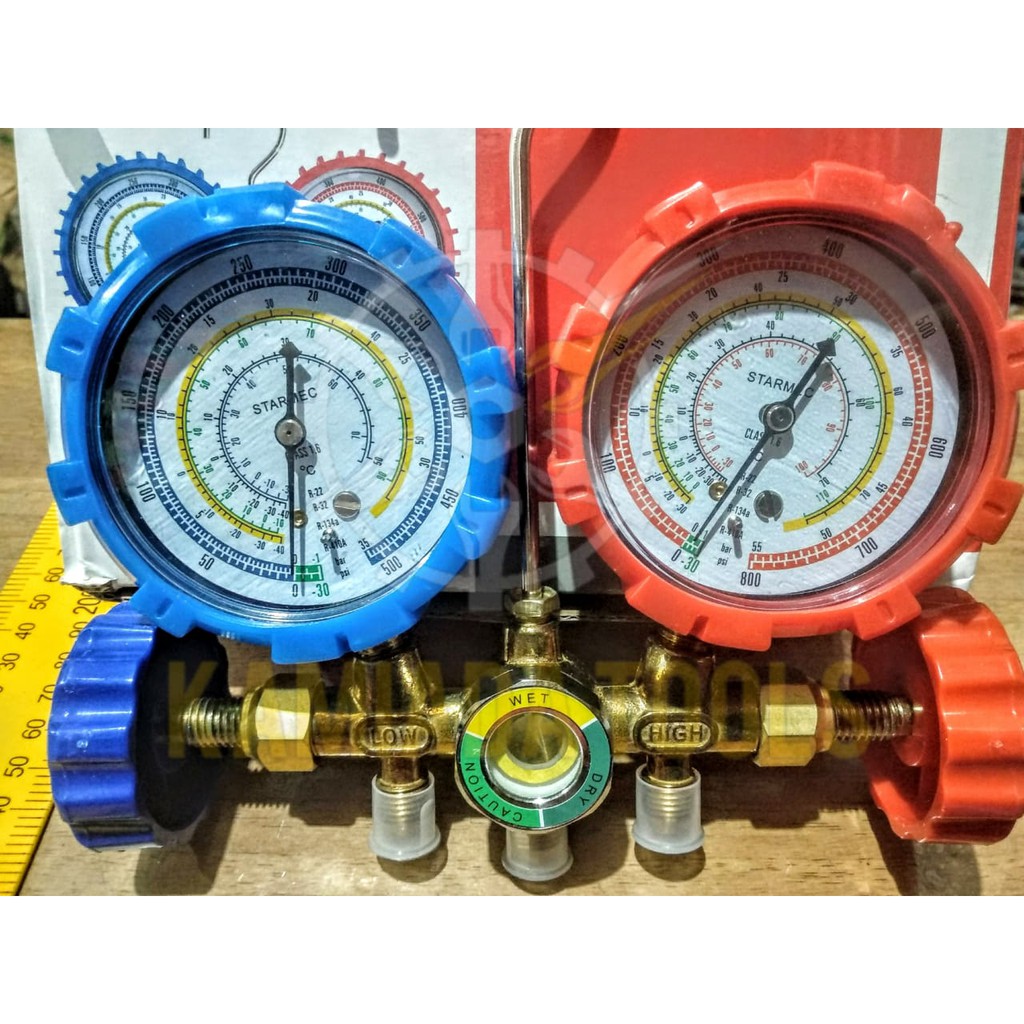 Jual Manifold Double R22 R32 R134 R410 STARMEC/ Double Manifold STARMEC ...