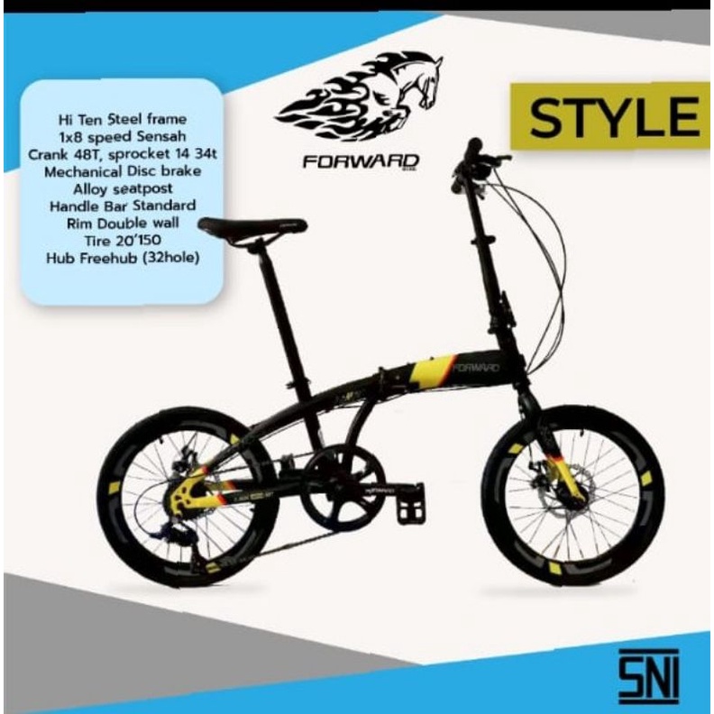 Jual Sepeda Lipat Forward Style 20inch | Shopee Indonesia