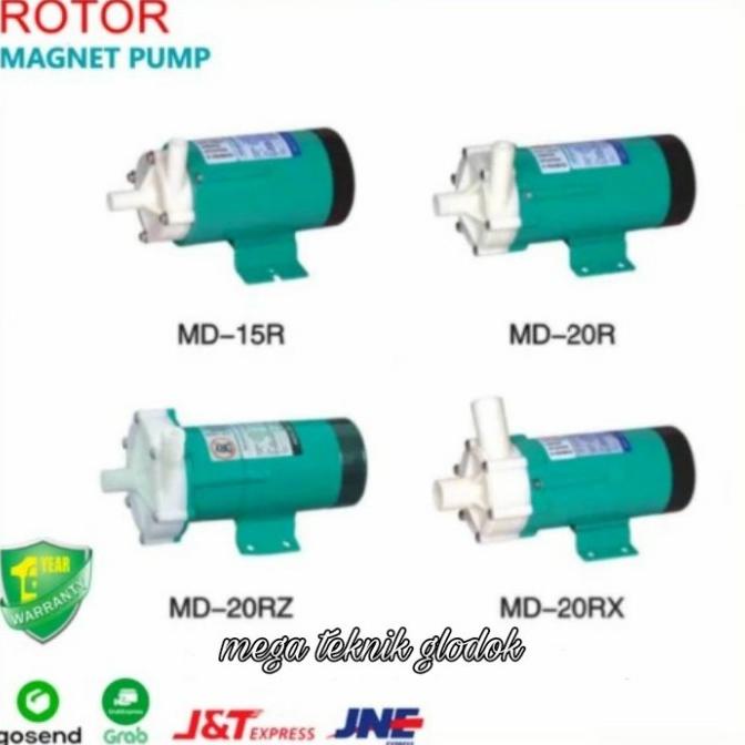 Jual POMPA ROTOR MD 20R CHEMICAL PUMP POMPA KIMIA MAGNET DRIVE PUMP ...