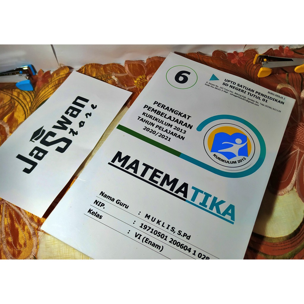 Jual Matematika Kelas 6 Semester 1 Perangkat Pembelajaran SD Kurikulum ...