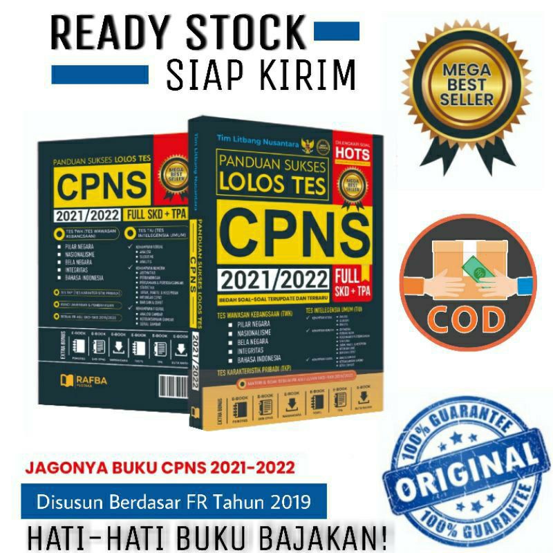 Jual Buku Cpns Terbaru Original Buku Panduan Tes Lolos Cpns Terlengkap Terbaru