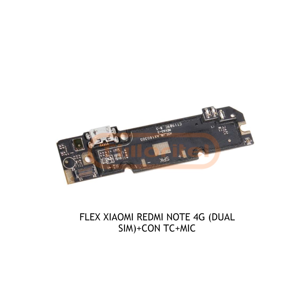 Jual FLEX XIAOMI REDMI NOTE 4G (DUAL SIM)+CON TC+MIC | Shopee Indonesia