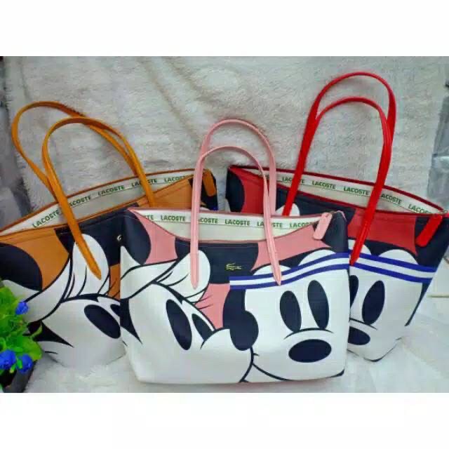 Lacoste mickey mouse deals bag