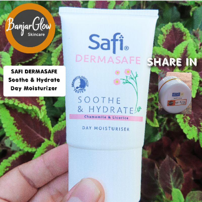 Jual SAFI DERMASAFE Soothe & Hydrate Day Moisturizer [SHARE IN / FULL