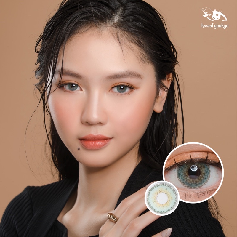 Jual Kawaigankyu Softlens Luina Sole Three Green Botol Setengah