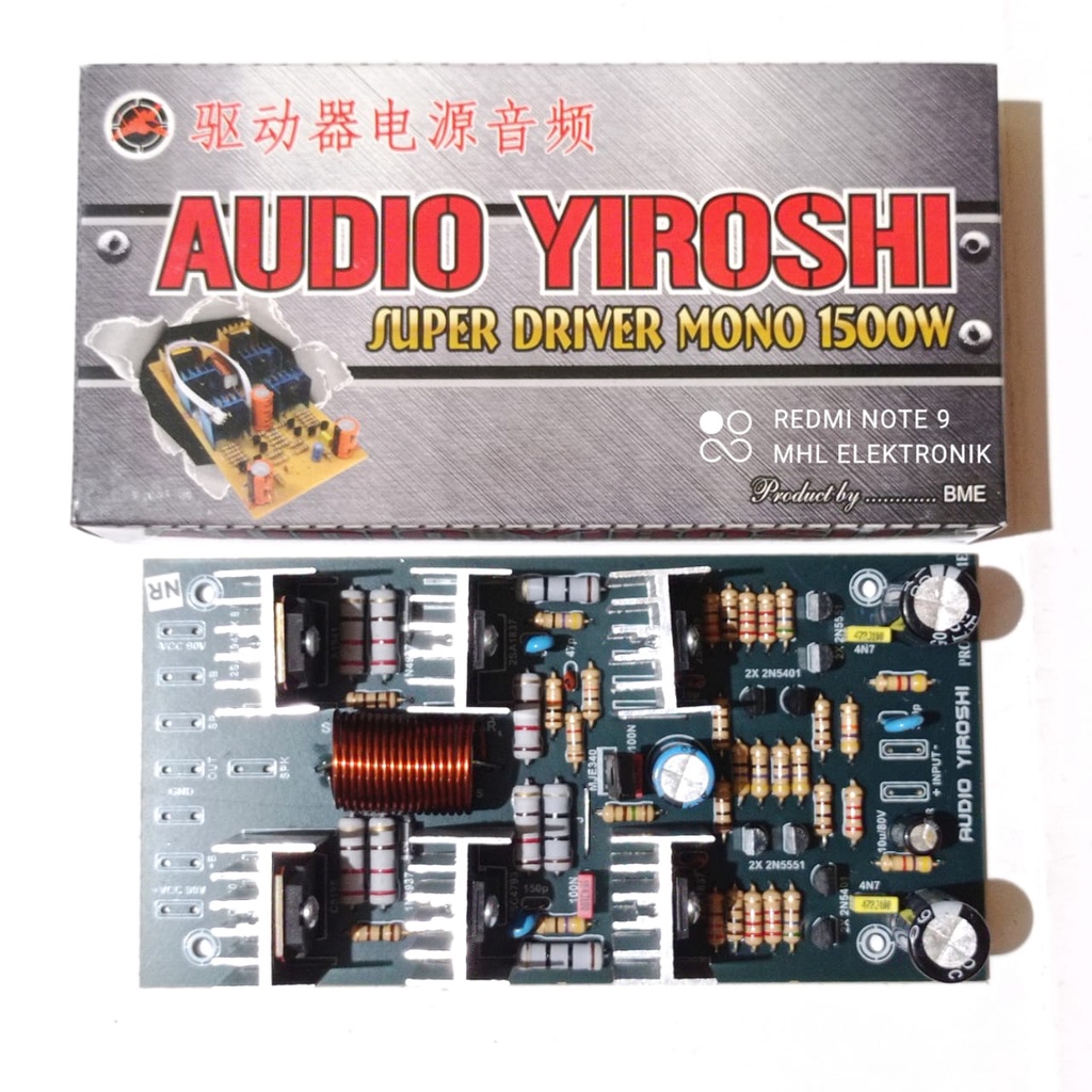 Jual Audio YIROSHI Super Driver Mono 1500W by BME | Shopee Indonesia