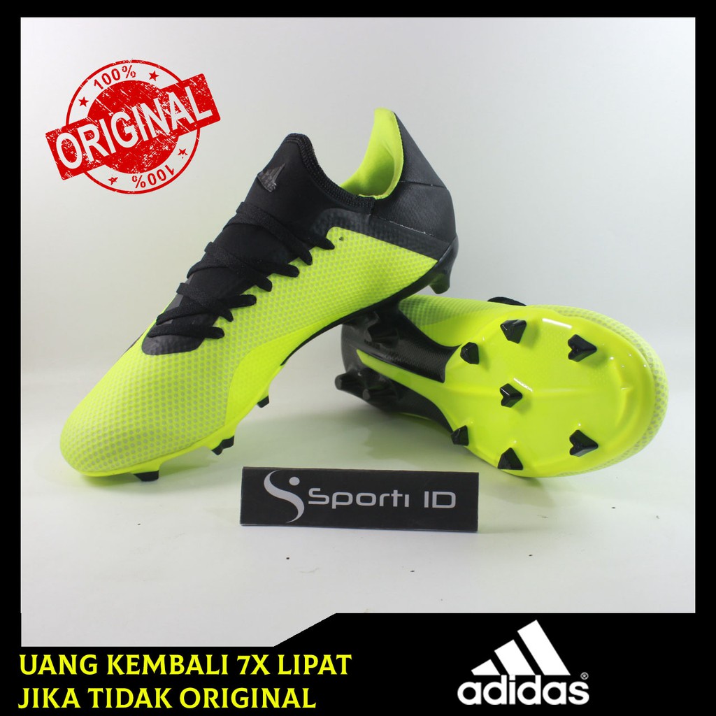 Jual Sepatu Bola Adidas X 18.3 FG Yellow DB2183 Original Shopee