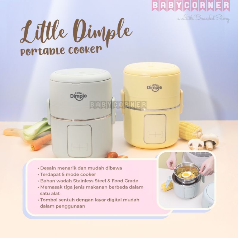 Jual Little Dimple Portable Cooker Baby Travelling Shopee Indonesia