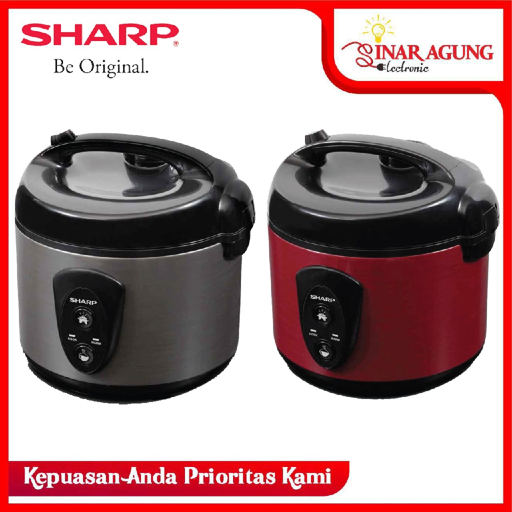 Jual MAGIC COM / RICE COOKER SHARP KS N18MG SL/RD [1,8 LITER] (GARANSI