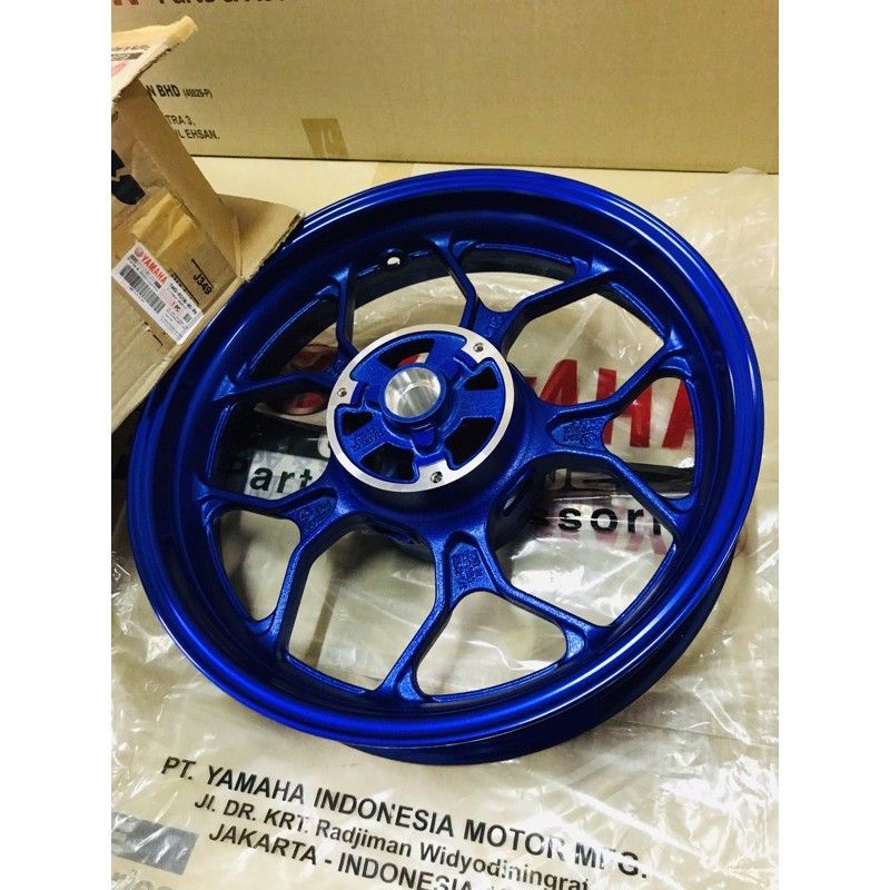 Jual VELG BELAKANG YAMAHA R25 , MT25 BIRU ORIGINAL | Shopee Indonesia