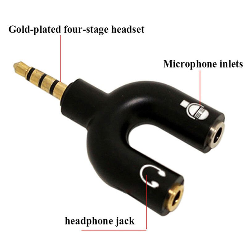 Jual TaffSTUDIO Y Split Jack 3.5mm Jek Audio Microphone Mic split dari ...