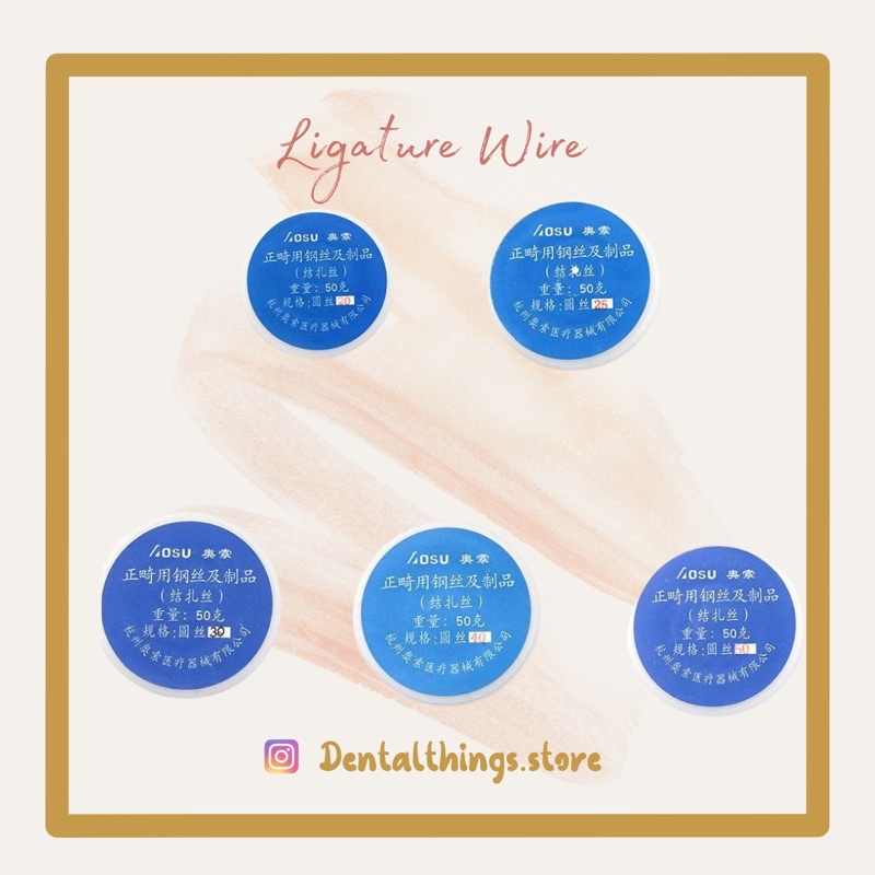 Jual ligature wire splinting ortho orto perio Shopee Indonesia
