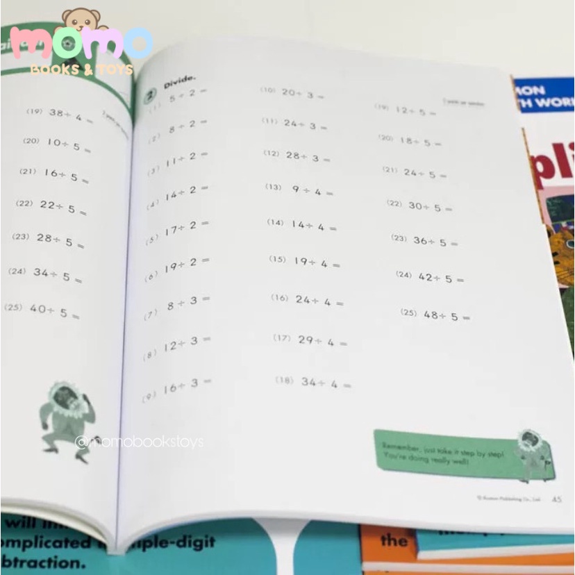 Jual [MOMO] KUMON Math Workbook Grade 1 2 3 4 | Buku Matematika ...