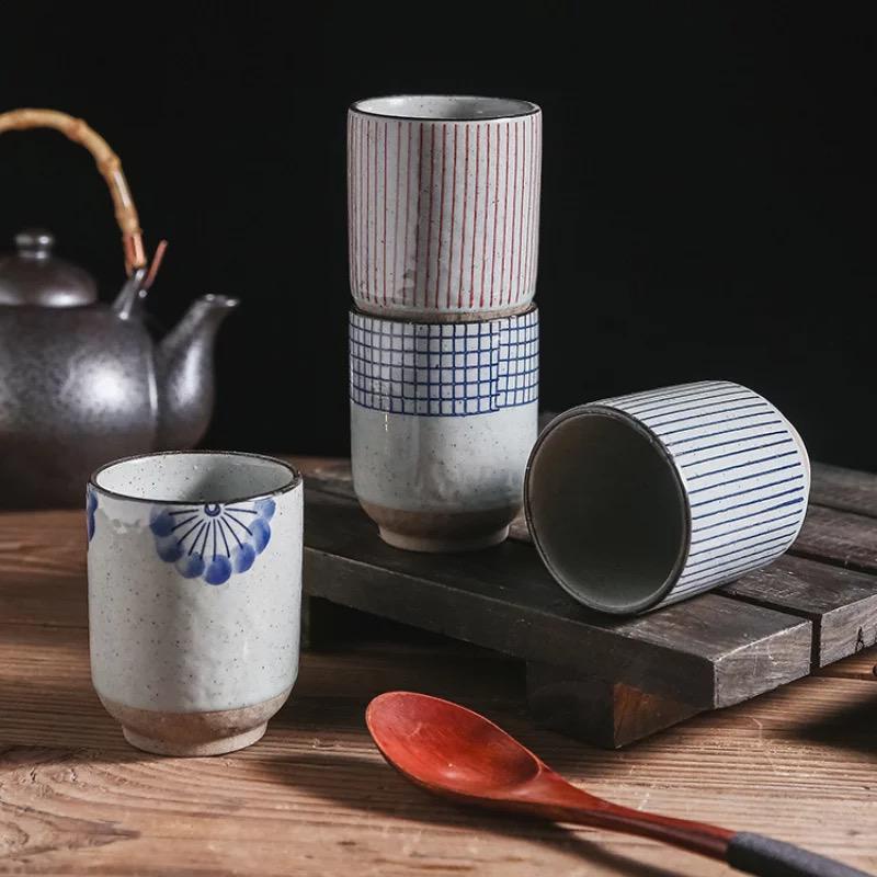Jual japanese ceramic coffee tea cup handmade 220ml / gelas cangkir