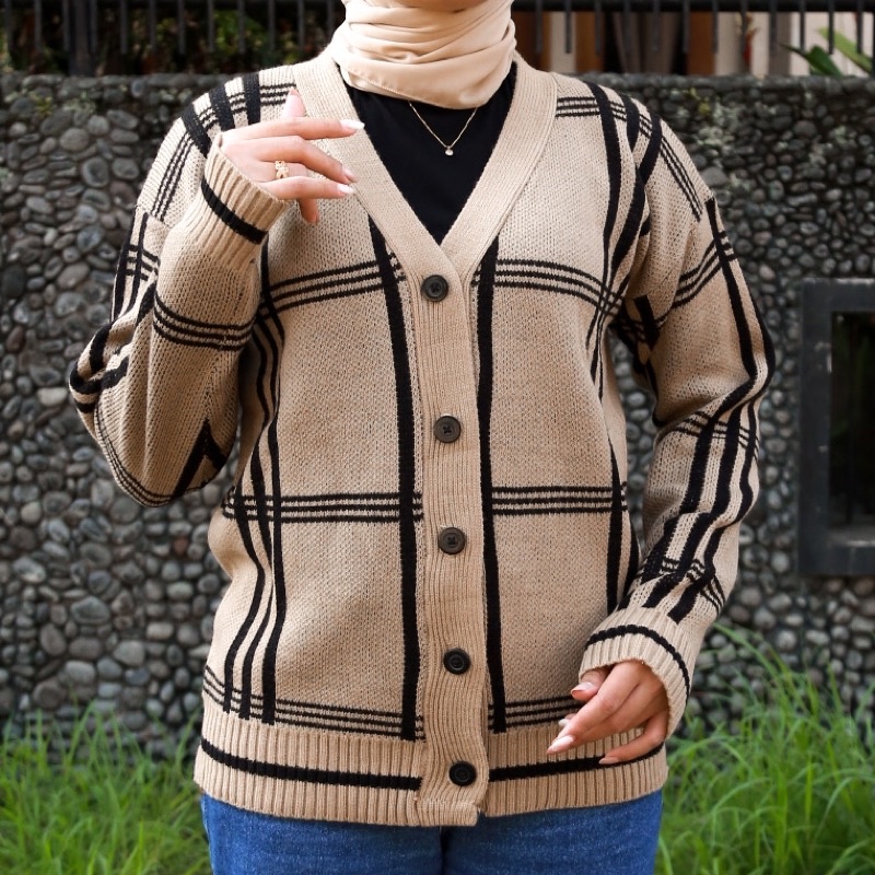 Jual Caja Cardigan Rajut Oversize | Shopee Indonesia