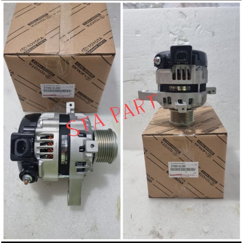 Jual Alternator Assy Hilux Revo/Innova Reborn Diesel 2GD Original ...