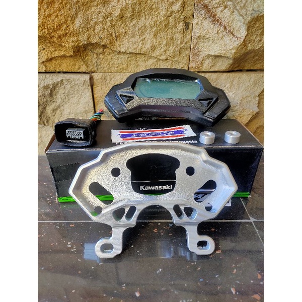 Jual spidometer ninja mono speedometer spido ninja mono set dudukan cnc M1 speed set soket