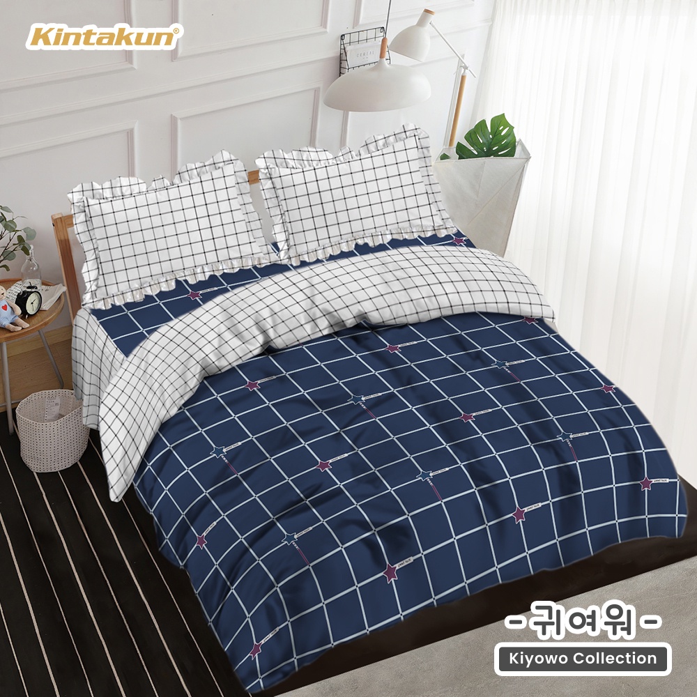 Jual Kintakun Bed Cover Set 180 King Minimalis Dluxe Nirmana 20 Cm ...