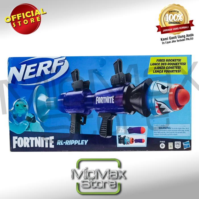 Jual Nerf Fortnite RL Rippley Elite Dart Blaster Mainan Original ...