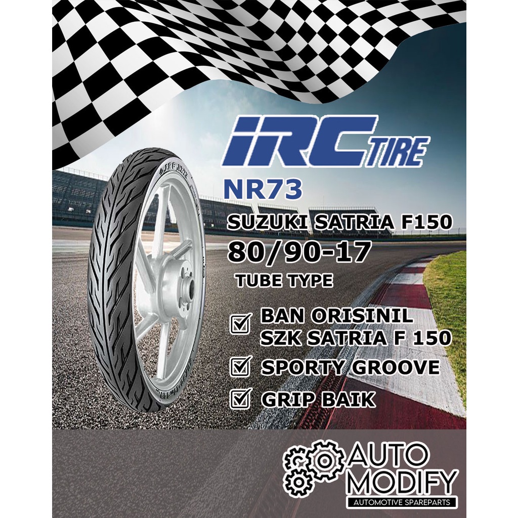 Jual Ban IRC NR73 Ukuran 80/90-17 (Tube Type Ring 17) SUZUKI SATRIA FU ...