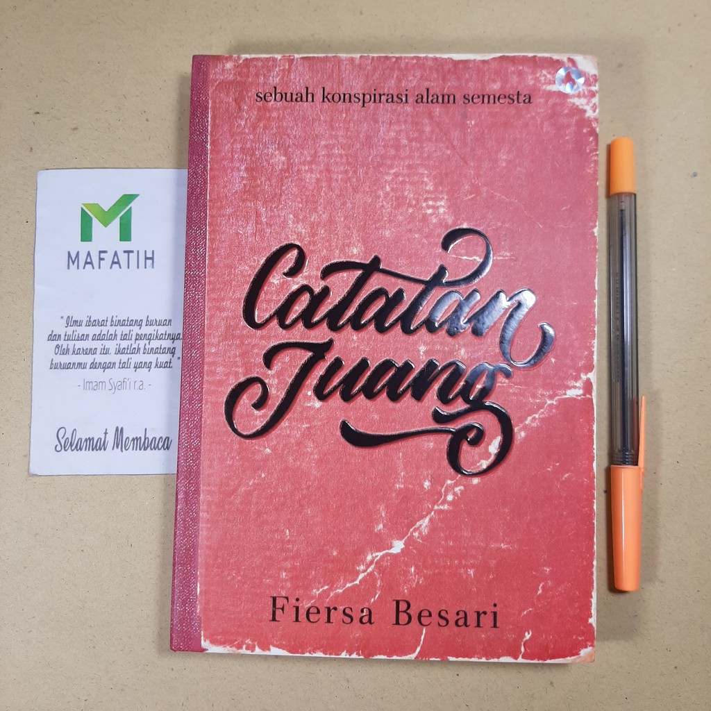 Jual Buku Novel Catatan Juang Fiersa Besari ORIGINAL ORI 100 Shopee
