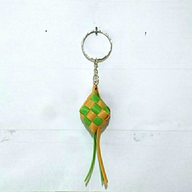 Jual Gantungan Kunci Ketupat Warna Hijau Shopee Indonesia