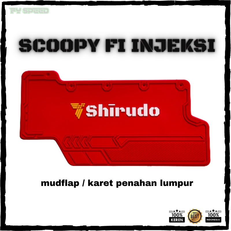 Jual Mudflap Scoopy Fi Injeksi Karet Kolong Scoopy Fi Injeksi Karet