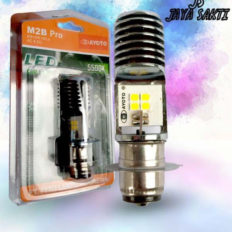 Jual Lampu Led Depan Motor Ayoto M B Pro H Ac Dc Motor Matic Bebek Satria Dll Shopee Indonesia