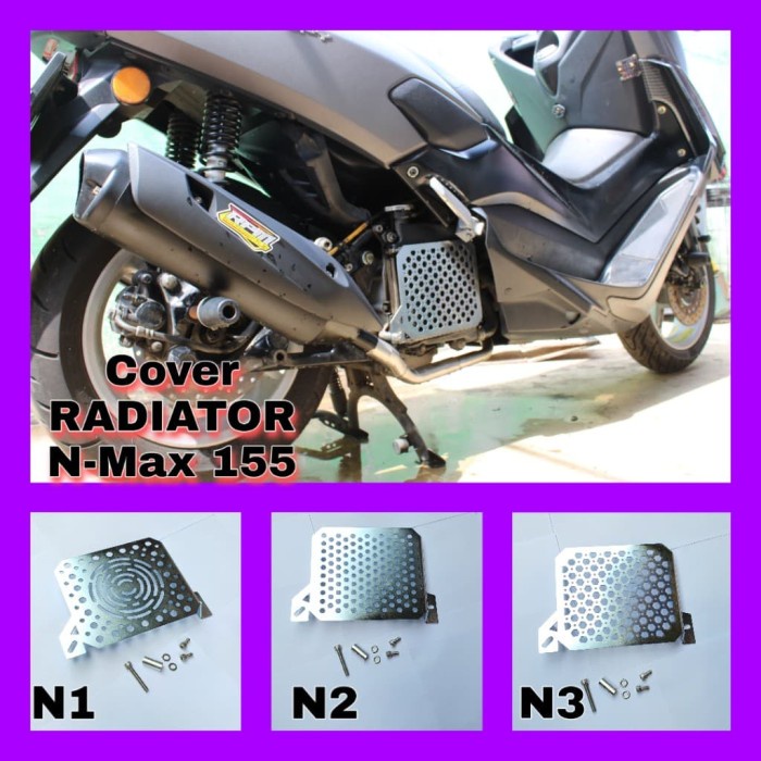 Jual Hadir Cover Radiator Yamaha Nmax Galvanis 2Mm Serpo Serpomoto ...