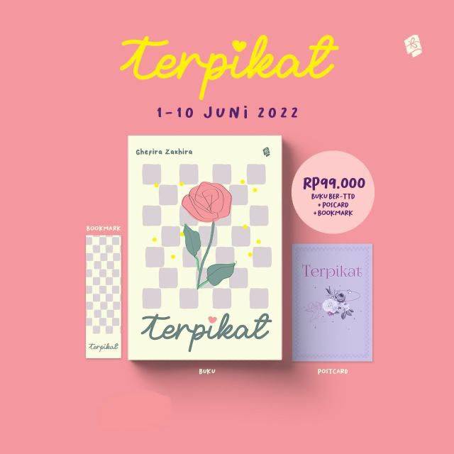 Ghefira Zakhira penulis novel Terpikat