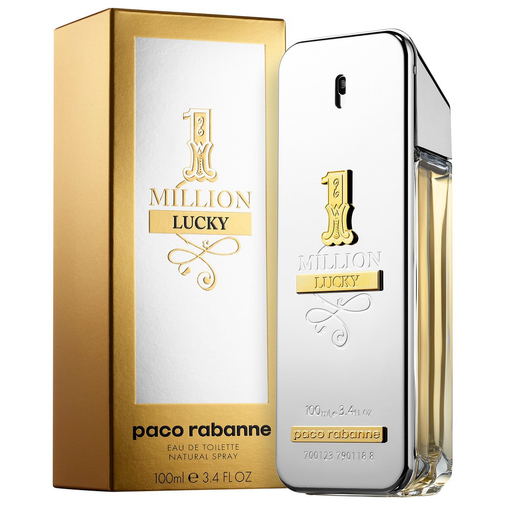 Jual paco rabanne one million lucky original | Shopee Indonesia