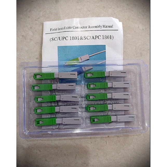 Jual FTTH FAST KONEKTOR SC APC 0.3db | Shopee Indonesia