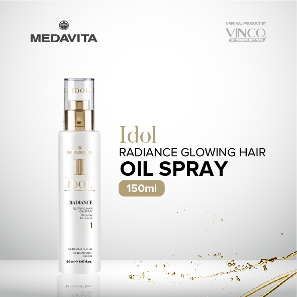 Jual Medavita Idol Radiance Glowing Hair Oil Spray 150mL | Shopee Indonesia