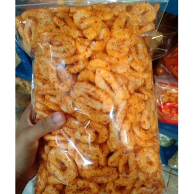 Jual Krupuk Ikan Pedas Coin Super Pedas Camilan Kerupuk Cemilan