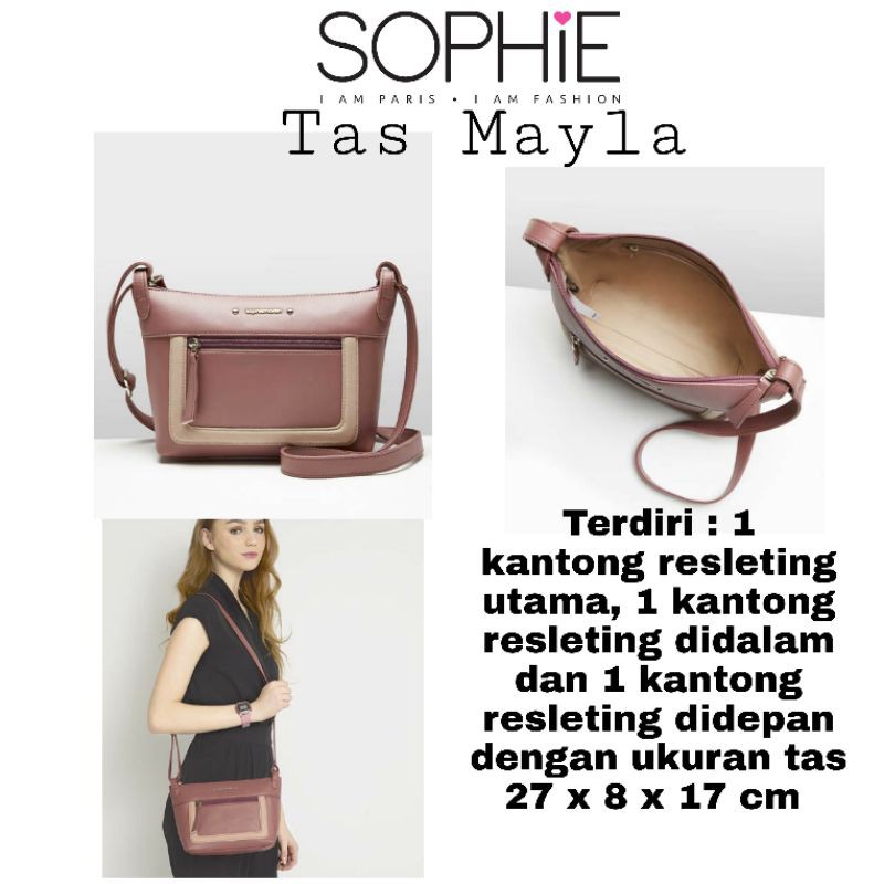 Jual Tas Branded Original, Ennodia Bag Sophie Paris Warna Pink - Kota  Tangerang - Sophieparisstore-16