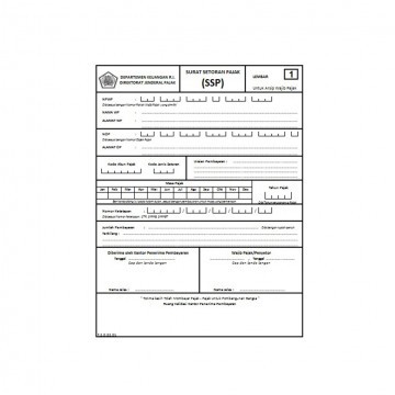 Jual Surat Setoran Pajak SSP 5rangkap | Shopee Indonesia
