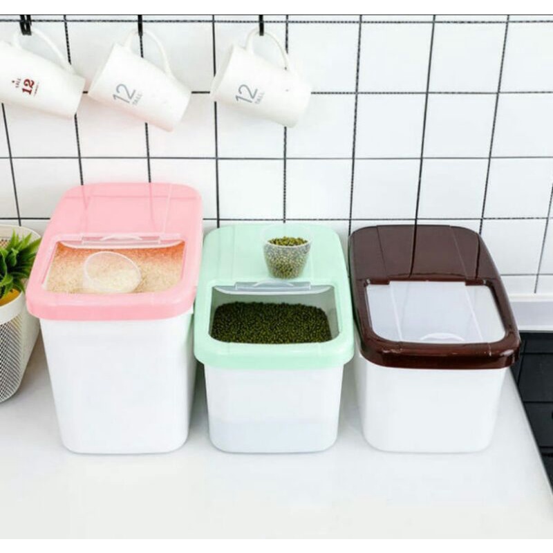Jual Rice Storage Box Tempat Penyimpanan Beras | Shopee Indonesia