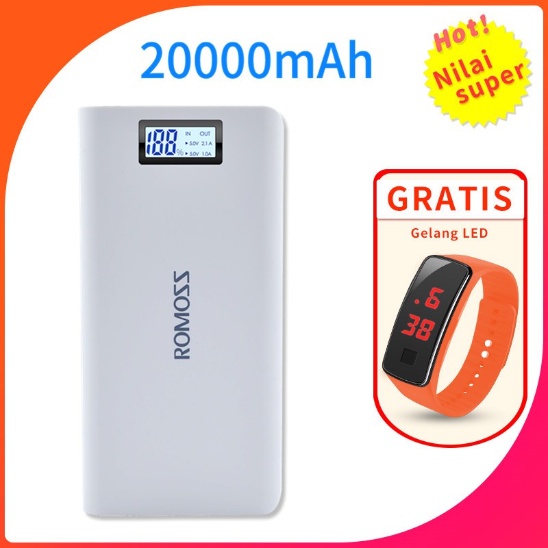 Jual (Power Bank) Power Bank 6plus 20000MAH GARANSI RESMI | Shopee