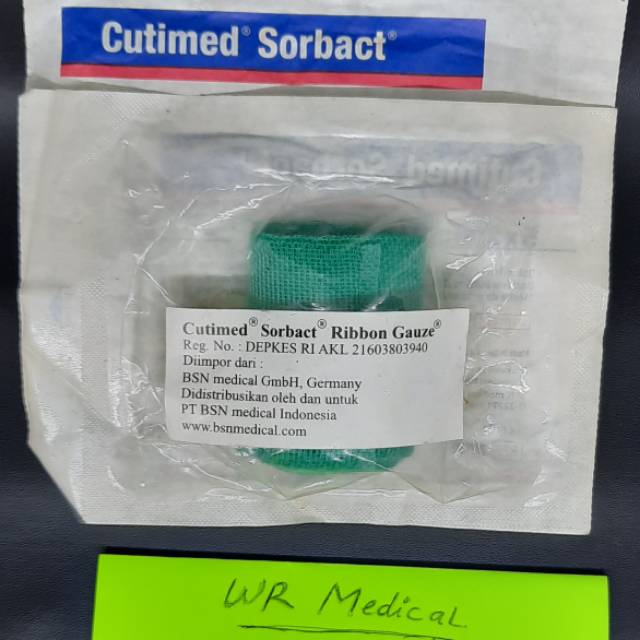 Jual Cutimed Sorbact Ribbon Gauze / Sorbact BSN / Ribbon Gauze | Shopee ...