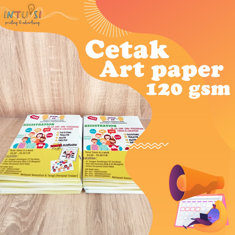 Jual CETAK ART PAPER A3+ ( 120 GSM ) Shopee Indonesia