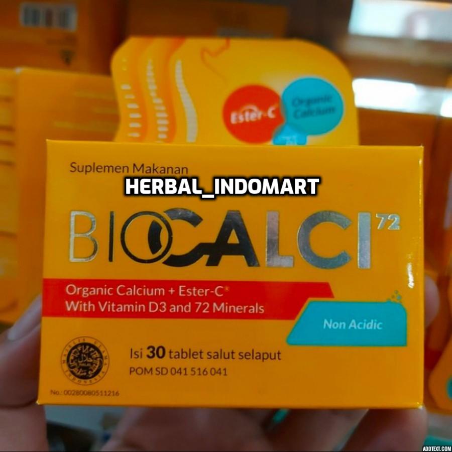 Jual BioCalci 72 isi 30 Tablet - Bio Calci Vitamin C D3 Kalsium ...