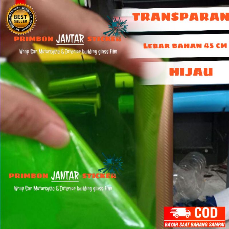Jual Sticker skotlet transparan tembus bening untuk motor mobil ...