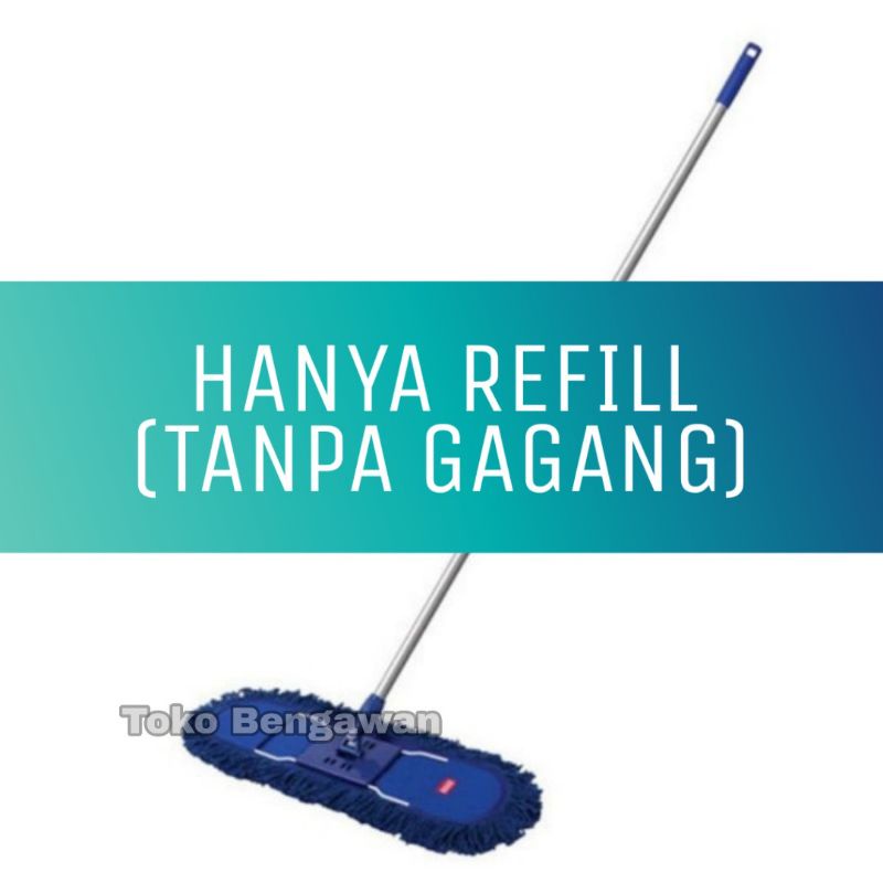 Jual Nagata Floor Mop Refill Biru Pel Lobby Kain Hanya Refill R R R Original Nagata