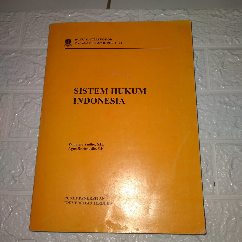 Jual Buku Sistem Hukum Indonesia Karya Winarno Yudho Dan Agus ...