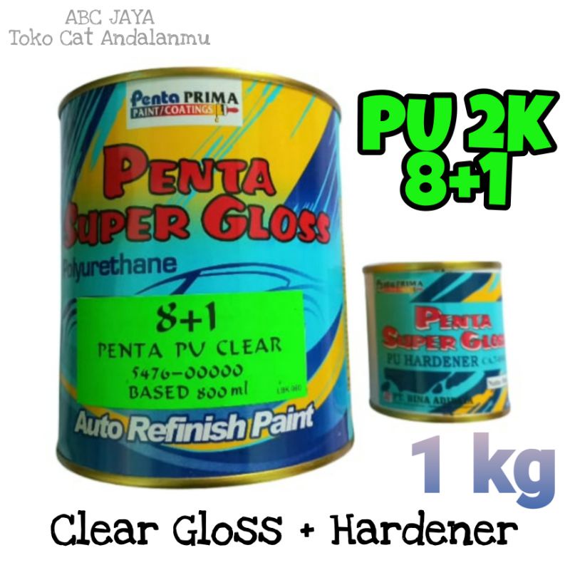 Jual Cat Duco Penta Super Gloss Clear Pu K Anti Gores Vernis Clir